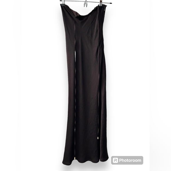 NWOT. Free People Remi satin maxi skirt - Picture 4 of 5